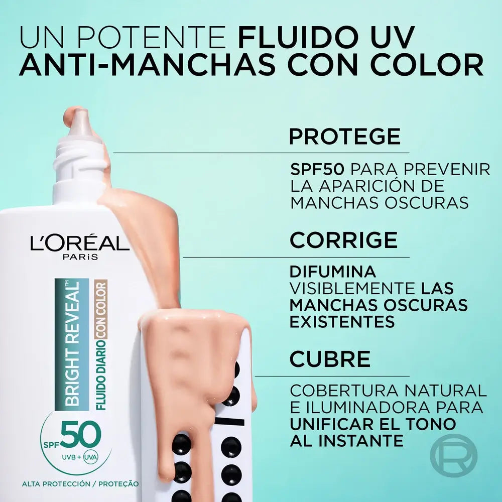 L'Oreal Paris Skincare Uv Bright Reveal Light , 50 ml