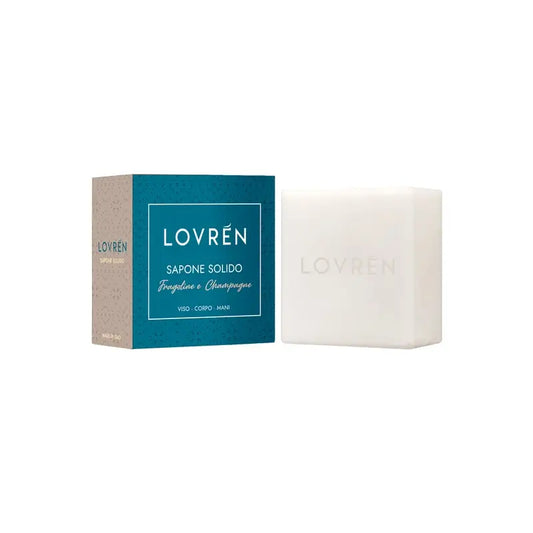 Lovrén Strawberry & Champagne Dermosapon Solid Soap, 100 gr