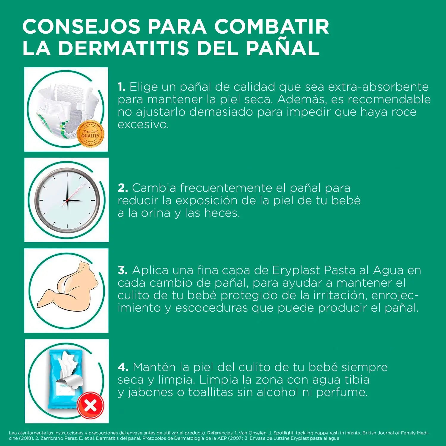 Eryplast Lutsine E45 Water Based Baby Nappy Cream, Pack 2 x 75 gr