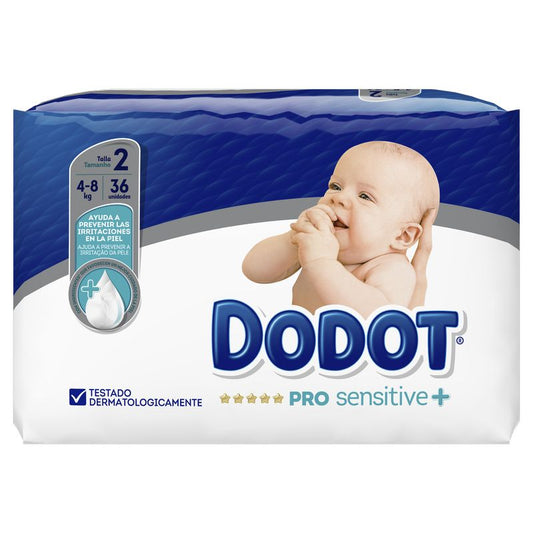 Dodot Pro Sensitive Nappies Size 2 (4-8 Kg), 36 units