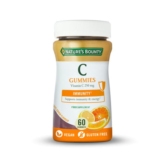 Natures Bounty Vitamin C Food Supplement , 60 gummies