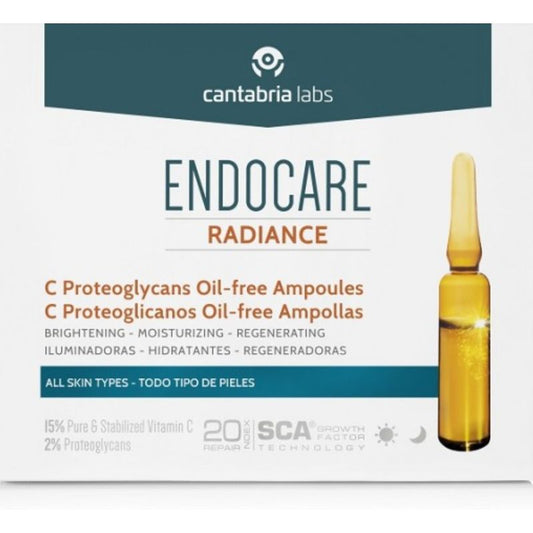 ENDOCARE Radiance C Proteoglycans Oil-Free 30 Ampoules x 2 ml