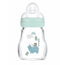 Mam Baby Crystal Baby Bottle Feel Good Matt Blue, 170Ml