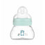 Mam Baby Crystal Baby Bottle Feel Good Matt Blue, 90Ml