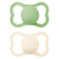 Mam Baby Pacifier Air Silicone Green and Pink +6M, 2 Units