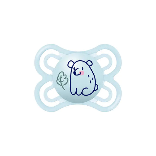 MAM Baby Soother Perfect 2-6 m Silicone Matt Blue