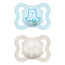 Mam Baby Supreme Silicone Pacifier Blue 2-6M, 2 Units