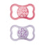Mam Baby Supreme Silicone Soother Pink +16M, 2 Units