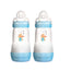 Mam Anti-Colic Bottle Blue, 2 units x 260 ml