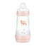 Mam Baby Bottle Anti-Colic Matt Pink, 260 ml