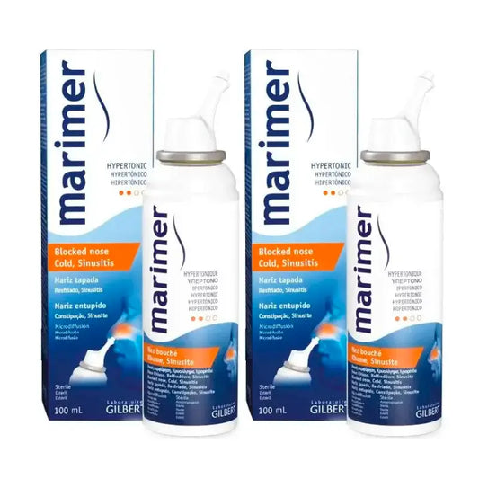 Marimer Seawater Hypertonic Nasal Spray, Pack 2 x 100Ml
