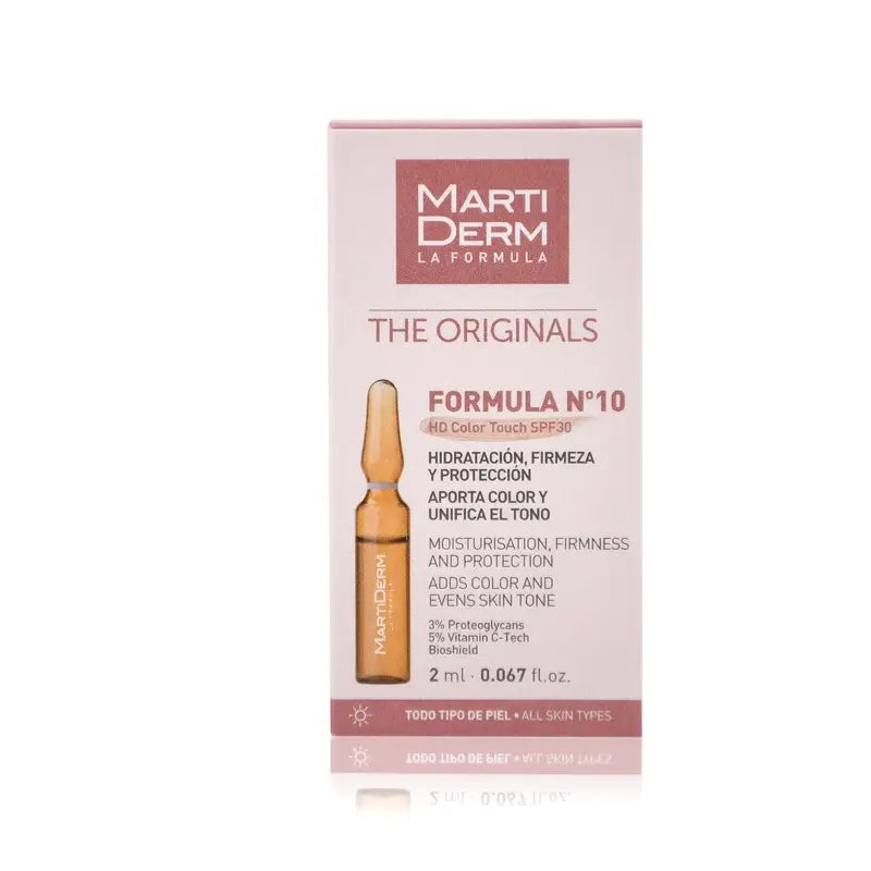 Martiderm Formula Nº10 HD Colour Touch Spf30, 2 ml