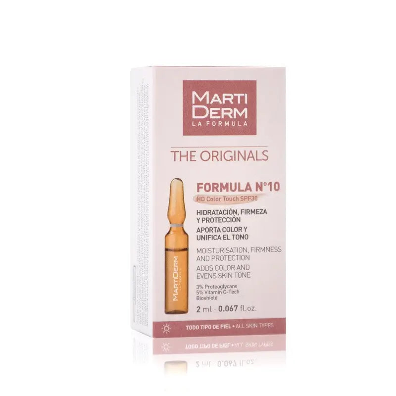 Martiderm Formula Nº10 HD Colour Touch Spf30, 2 ml