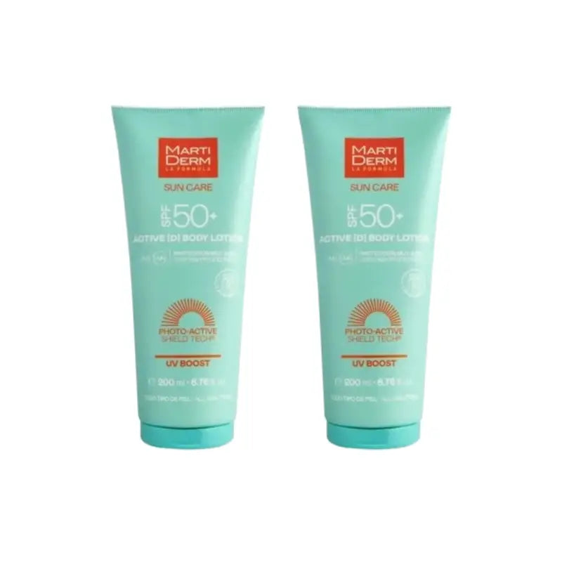 Martiderm Spf50+ Actived Body Lotion, 2X200 Ml