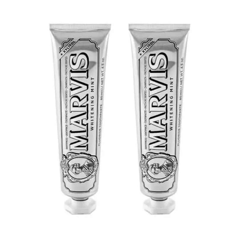 Marvis Duplo Toothpaste Whitening Mint, 2 x 85 Ml