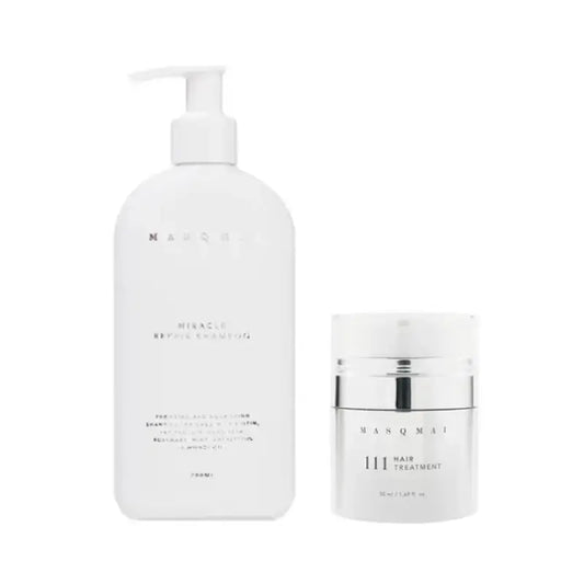 Masqmai Miracle Repair Shampoo, 200 ml + Masqmai 111 Hair Treatment, 50 ml