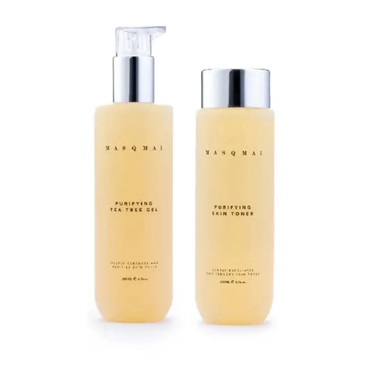 Masqmai Purifying Tea Tree Gel 200 ml + Masqmai Purifying Skin Toner 200 ml