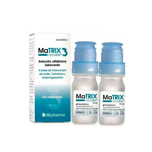 Matrix Ocular 3 Eye Drops, Pack 2 x 10 ml