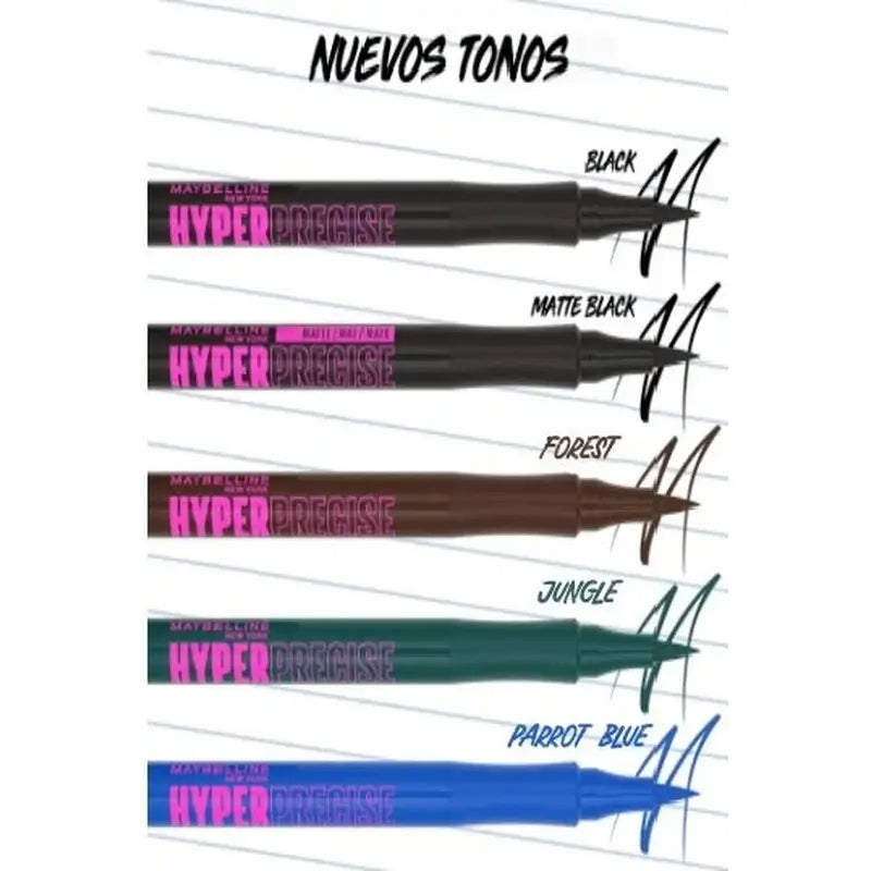 Maybelline New York Hyper Precise Eyeliner Precise Long Wear Waterproof Black Matte