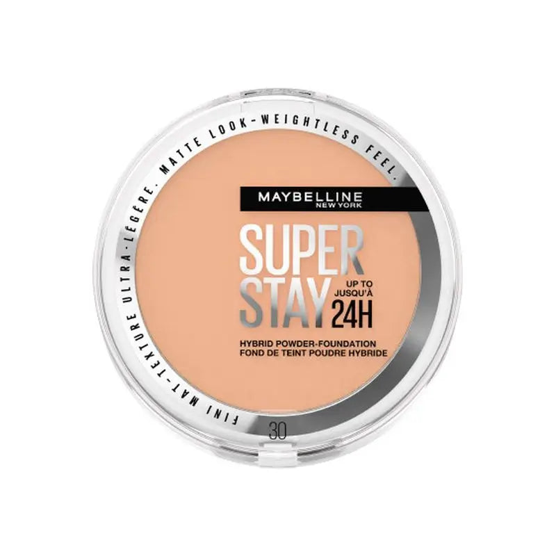 Maybelline New York Superstay Hybrid 24H Powder Foundation Powder Shade 030
