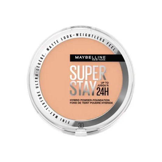 Maybelline New York Superstay Hybrid 24H Powder Foundation Powder Shade 030