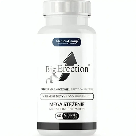 Medica Group Bigerection Natural Food Supplement For Male Vitality & Intimate Performance , 60 capsules