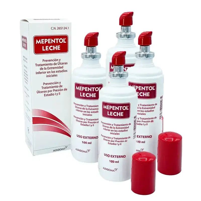 Mepentol Ulcer Emulsion Milk, 4 x 100 ml