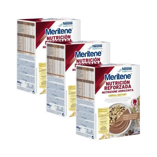 Meritene Cereals With Cocoa, 2 X 300 Gr, Pack Of 3