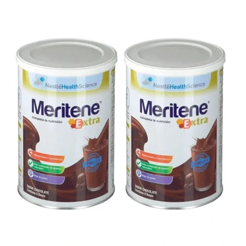 Meritene Extra Milkshake Chocolate Flavour, 2X450 Gr