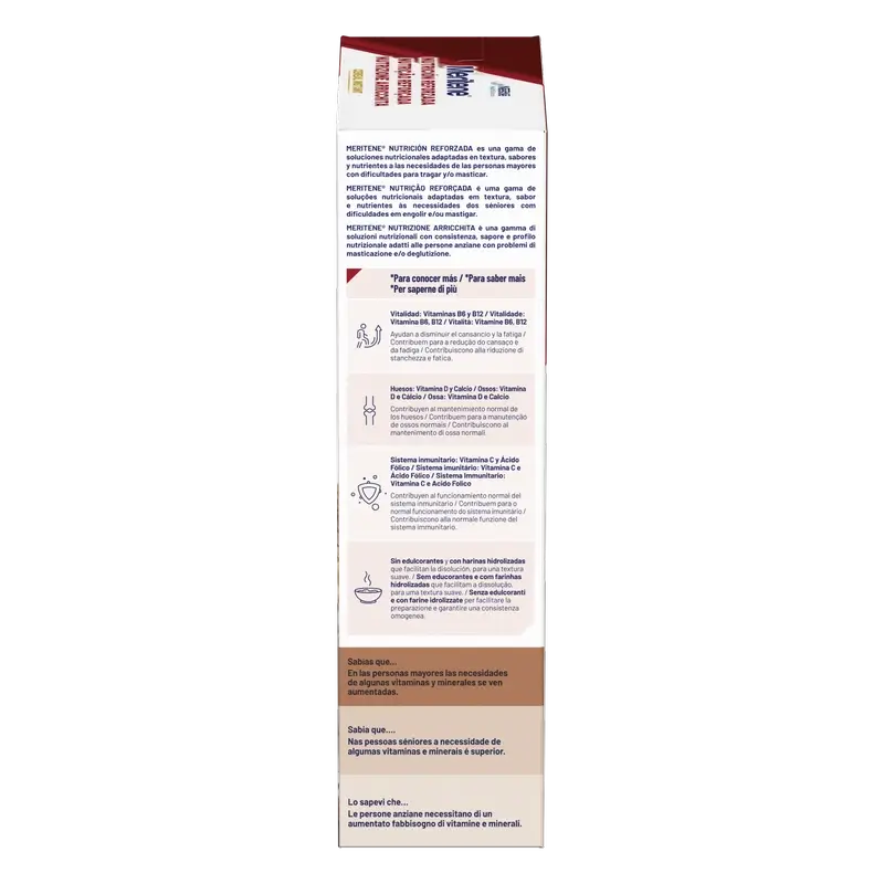 Meritene Reinforced Nutrition Instant Cereal - Cocoa , 1 sachet of 520 grams