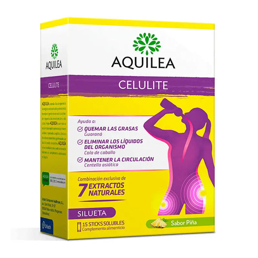 Aquilea Celulite Pineapple Flavour, 15 Soluble Sticks