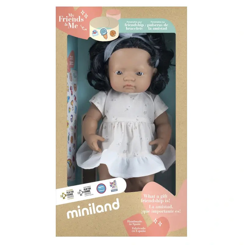 Miniland Latin Doll 38 Cm My Friends & Me