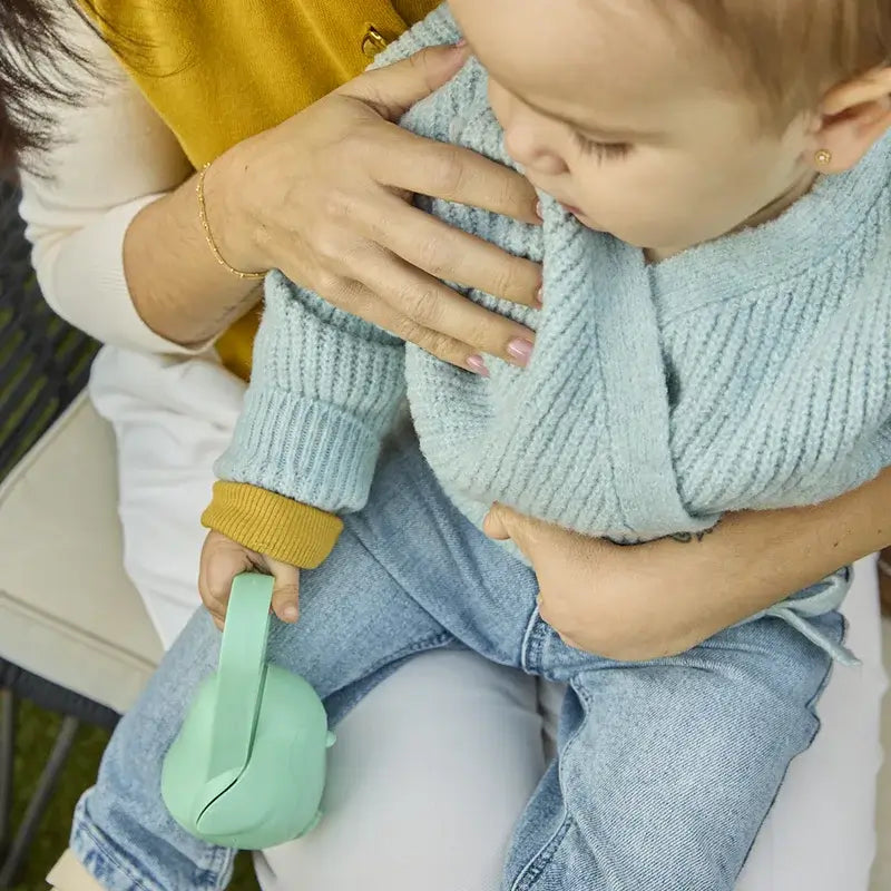 Miniland Pacifier Holder with Penguin Ocean Handle
