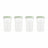 Miniland Set Of 4 Airtight Hermisized Mint 330Ml