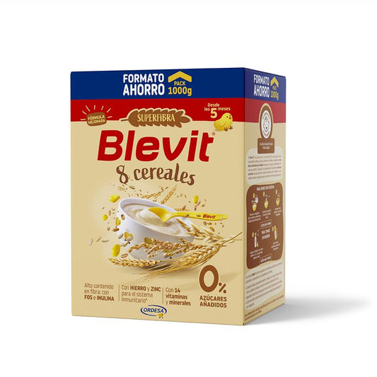Blevit Baby Food Superfibre 8 Cereals, 1000 grams