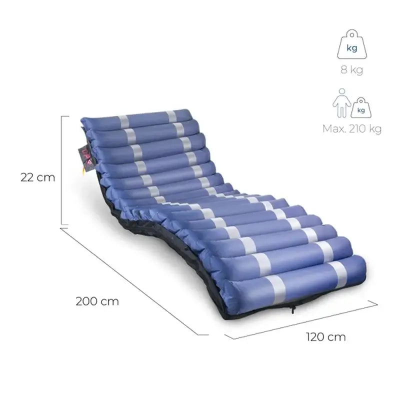 Mobiclinic Mobi4 Air Anti-decubitus Mattress with Compressor, 20 Cells. 200 x 120 x 22 cm