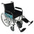 Mobiclinic Folding Wheelchair With Armrests And Footrests Black