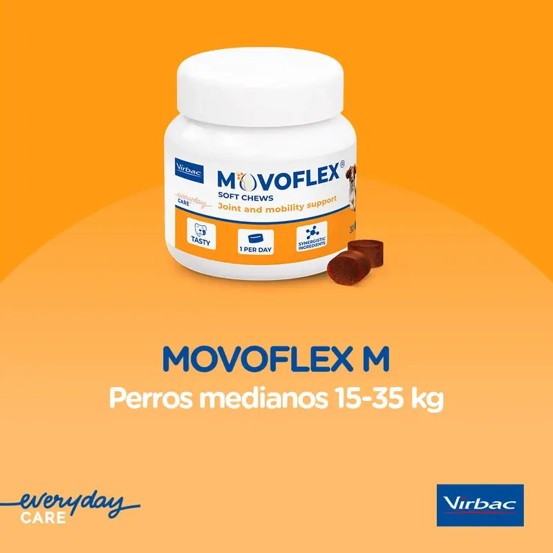 Movoflex Chondroprotector Medium Dogs 15-35kg, 30 Tablets