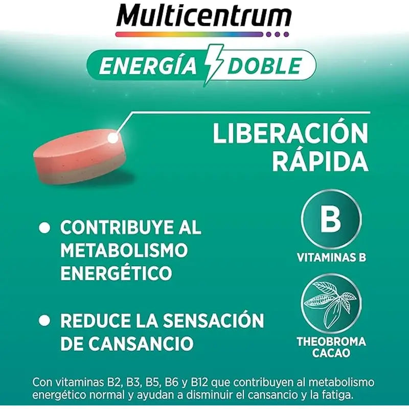 Multicentrum Energy Double Food Supplement, 20 tablets