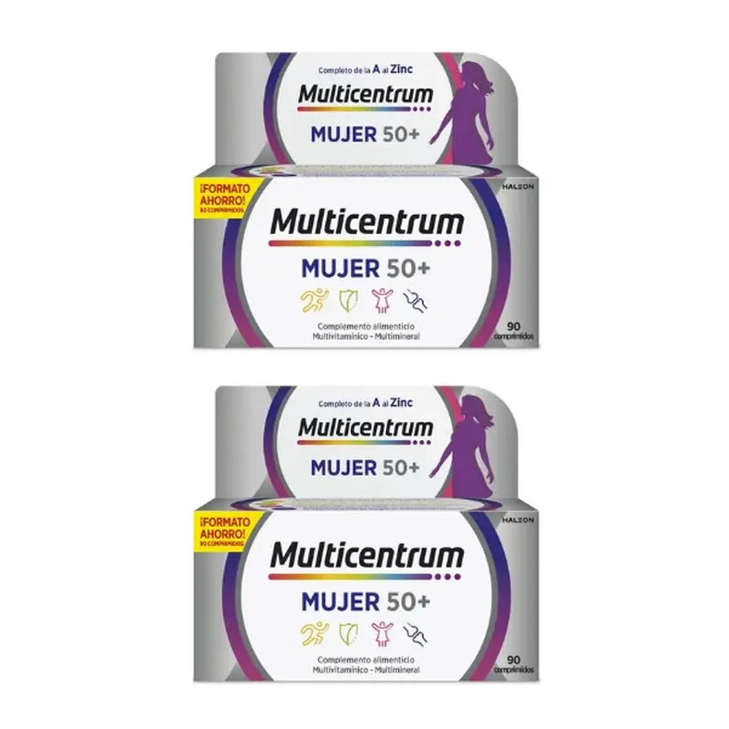 Multicentrum Women's 50+ Multivitamin, 2X90 Tablets