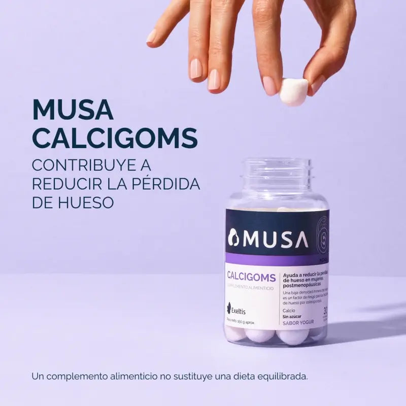 Musa Calcigoms Gummies Clacio, 30 capsules