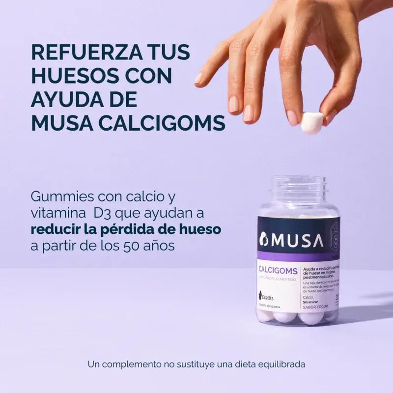 Musa Calcigoms Gummies Clacio, 30 capsules