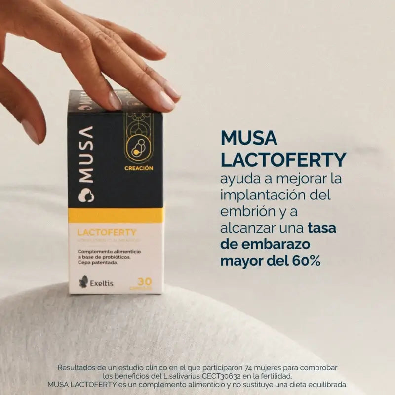 Musa Duplo Lactoferty Probiotic Fertility , 2 x 30 capsules
