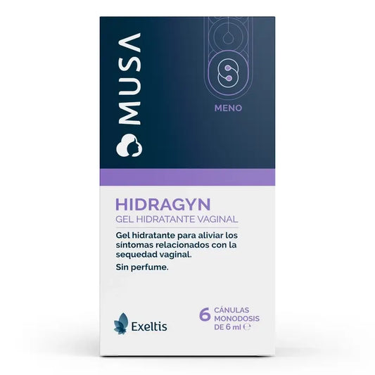 Musa Hydragin Vaginal Moisturiser, 6 cannulas