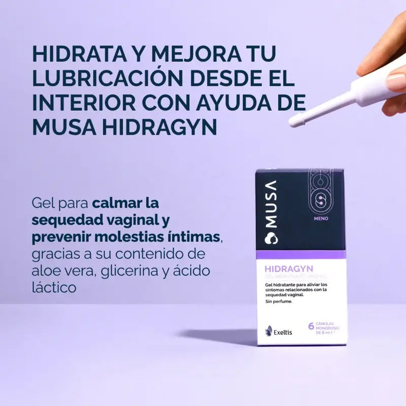 Musa Hydragin Vaginal Moisturiser, 6 cannulas