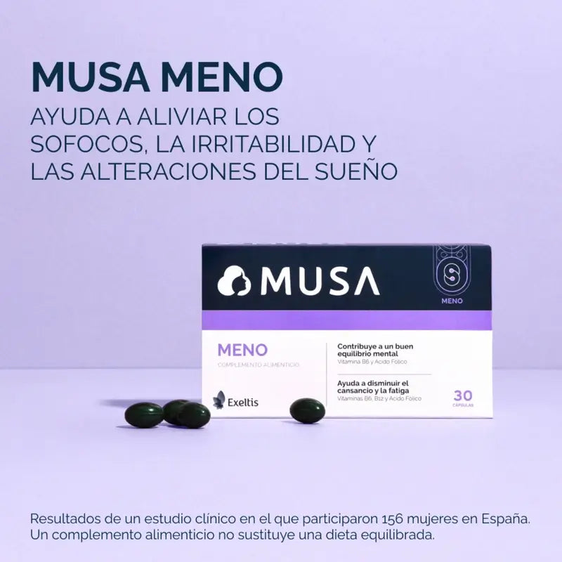 Musa Triplo Menopause Food Supplement , 3 x 30 capsules