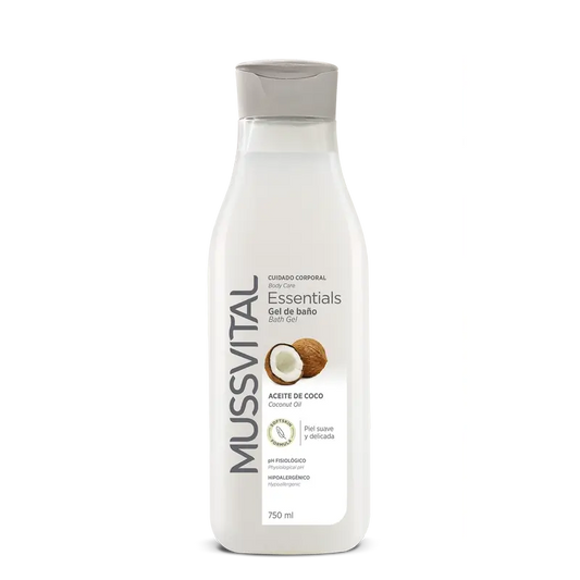 Mussvital Essentials Coconut Oil Bath Gel , 750 ml