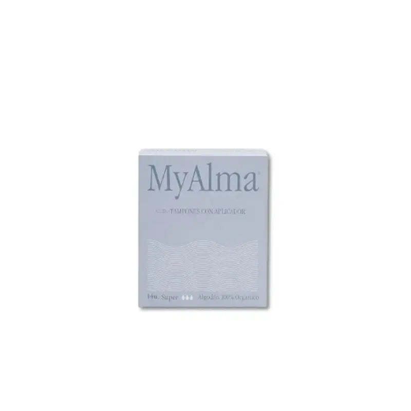 Myalma 100% Organic Cotton Tampons With Mini Applicator , 14 units