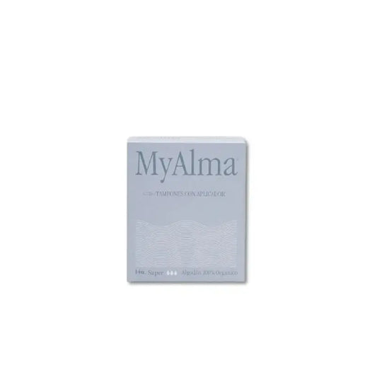 Myalma 100% Organic Cotton Tampons With Mini Applicator , 14 units