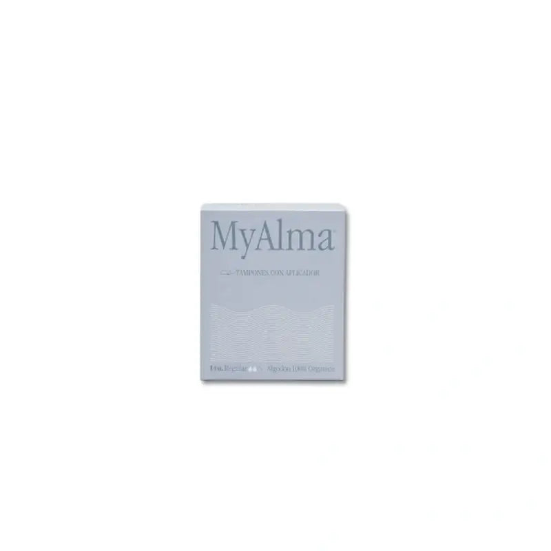 Myalma 100% Organic Cotton Tampons With Regular Applicator , 14 units